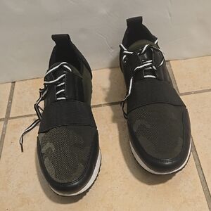 Black and Green Sneakers